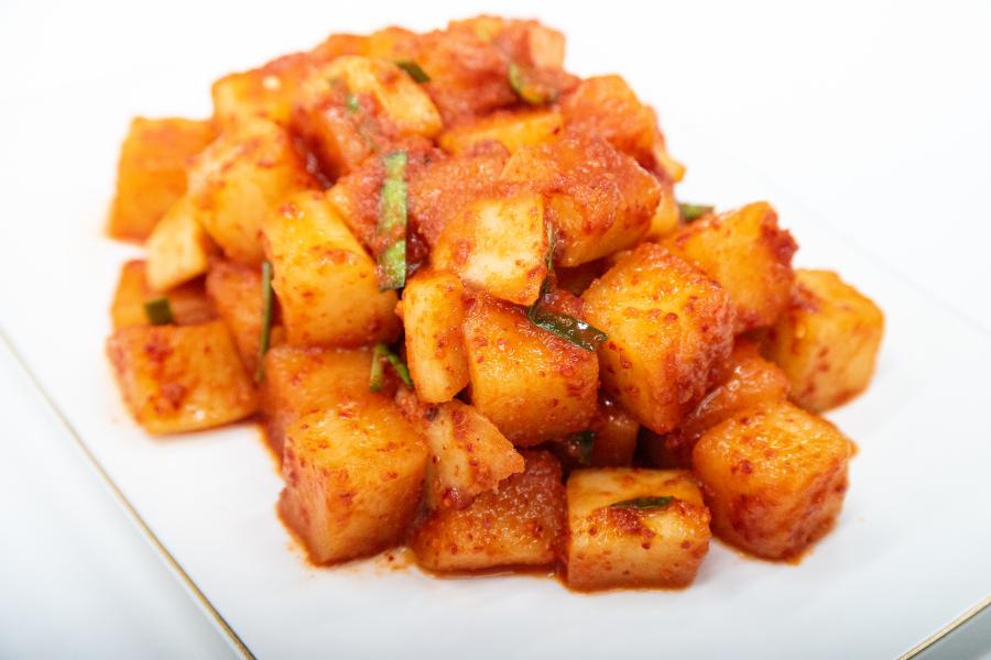 한백김치, 깍두기